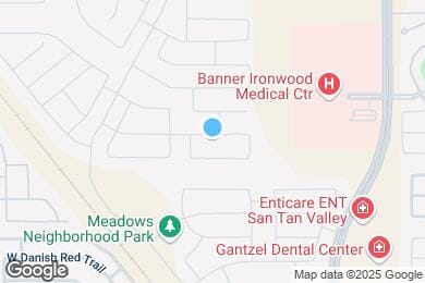Map image of the property - 395 W White Sands Dr