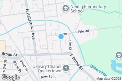 Map image of the property - 39 N Penrose St