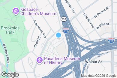 Map image of the property - 542 N Orange Grove Blvd