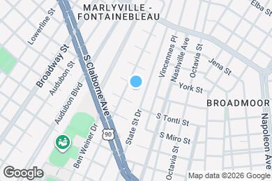 Map image of the property - 6204 S Rocheblave St