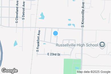 Map image of the property - 2006 S Ithaca Ave