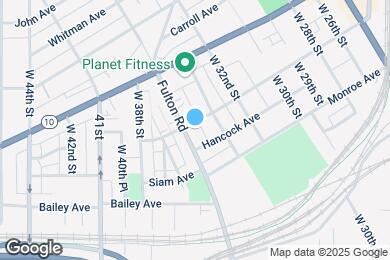 Map image of the property - 2156 W 34th Pl