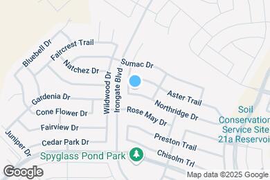 Map image of the property - 2109 Northridge Dr