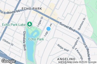 Map image of the property - 1040 1/2 Laguna Ave