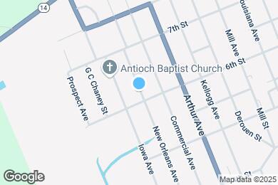 Map image of the property - 607 New Orleans Ave