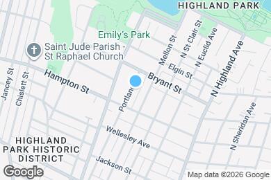 Map image of the property - 1132 Portland St