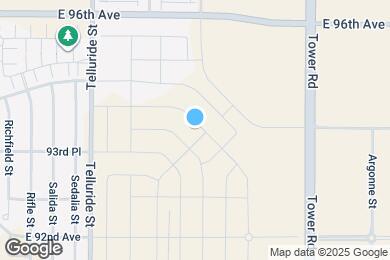 Map image of the property - 9461 Yampa St