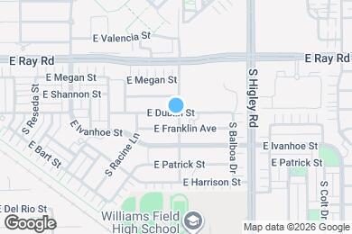Map image of the property - 3035 E Dublin St
