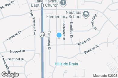 Map image of the property - 1370 N Lake Havasu Ave
