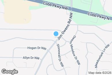 Map image of the property - 2927 Jim Owens Rd NW