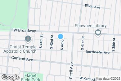 Map image of the property - 714 S 42nd St
