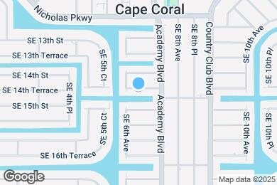 Map image of the property - 610 SE 14th Ter