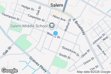 Map image of the property - 197 Wesley St