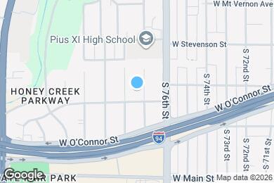Map image of the property - 167 S 77th St