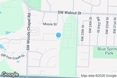 Map image of the property - 2916 SW Shadow Brook Dr