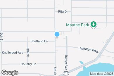 Map image of the property - 1034 5th St