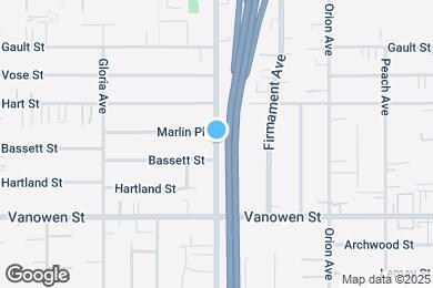 Map image of the property - 6925 Haskell Ave