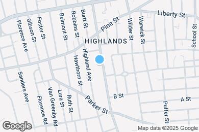 Map image of the property - 341 Stevens St