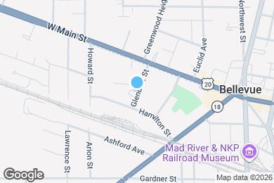 Map image of the property - 120 Glendale St