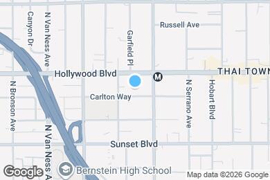 Map image of the property - The Carlton /Hollywood Village