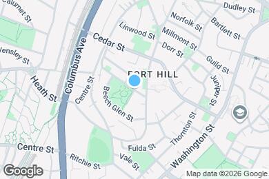 Map image of the property - 19 1/2 Fort Ave