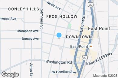 Map image of the property - 1720 Thompson Ave