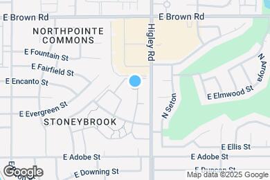 Map image of the property - 5136 E Evergreen St