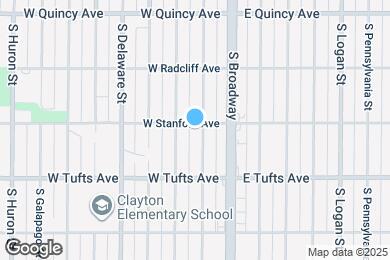 Map image of the property - 4509 S Acoma St