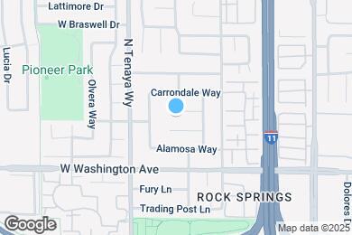 Map image of the property - 7105 Powderhorn Cir