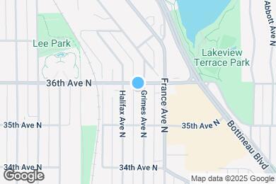 Map image of the property - 3551 Grimes Ave N