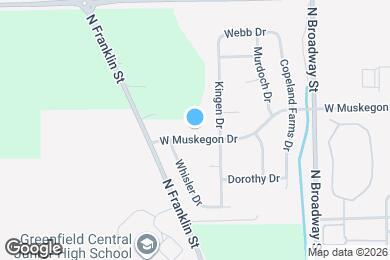 Map image of the property - 1028 W Muskegon Dr