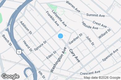 Map image of the property - 184 Washington Ave