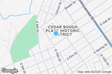 Map image of the property - 1120 Ekin Ave