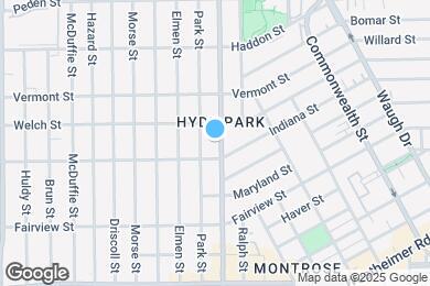 Map image of the property - 2016 Dunlavy St