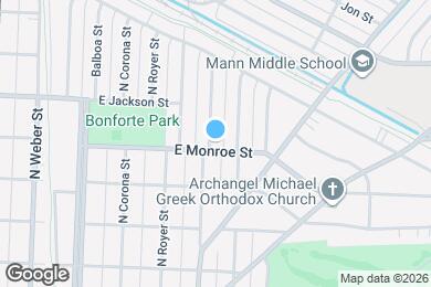 Map image of the property - 2303 N El Paso St