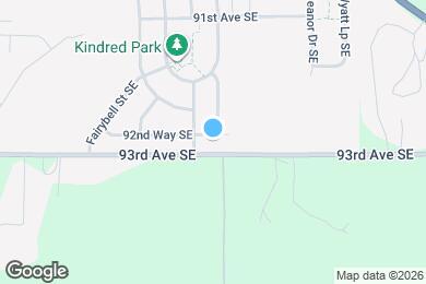 Map image of the property - 1441 92nd Way SE