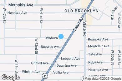 Map image of the property - 3807 Woburn Ave