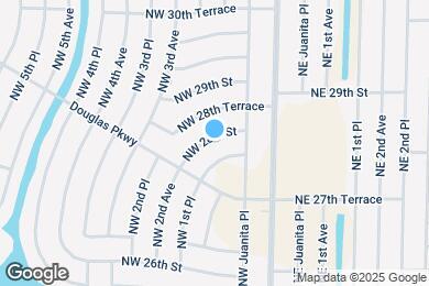 Map image of the property - 104 NW 28th St