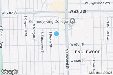 Map image of the property - 6430 S Green St