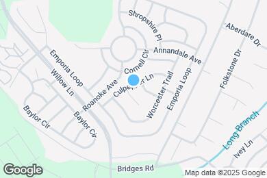 Map image of the property - 1556 Culpepper Ln