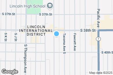 Map image of the property - 3819 S G St