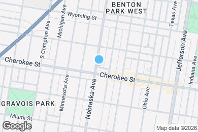 Map image of the property - 3342 Nebraska Ave