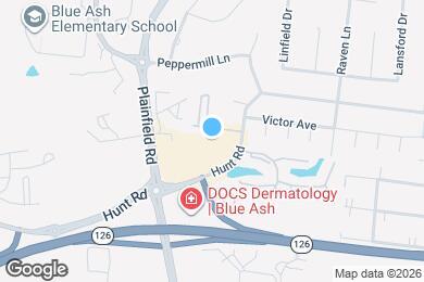 Map image of the property - Furnished Studio-Cincinnati - Blue Ash - Reagan Highway