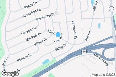 Map image of the property - 1388 Pepper Ln