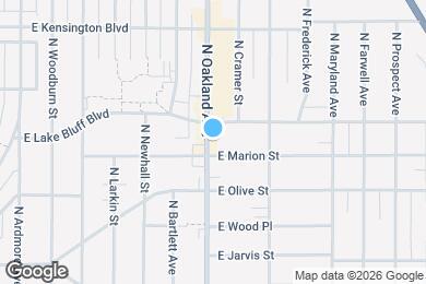 Map image of the property - 4312-4332 N Oakland Ave