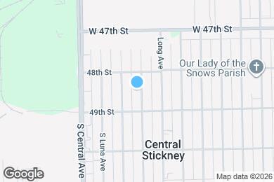 Map image of the property - 4824 S Lotus Ave