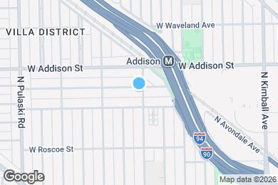 Map image of the property - 3516 N Lawndale Ave