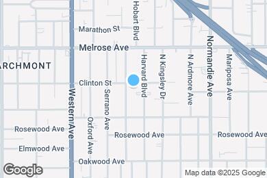 Map image of the property - 552 N Hobart Blvd