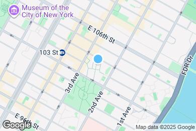 Map image of the property - 218 E 104th St