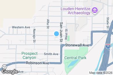 Map image of the property - 814 Atchison Ave